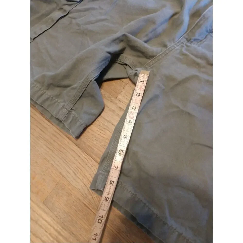 Carhartt Hiking Shorts 42 (Tag 44) Men's Carpenter Work Duck Green Canvas